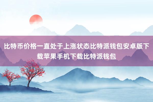 比特币价格一直处于上涨状态比特派钱包安卓版下载苹果手机下载比特派钱包