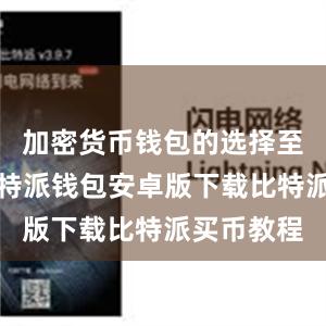 加密货币钱包的选择至关重要比特派钱包安卓版下载比特派买币教程