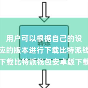 用户可以根据自己的设备选择对应的版本进行下载比特派钱包安卓版下载