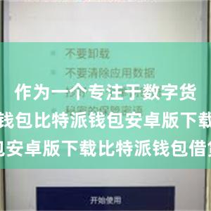 作为一个专注于数字货币安全的钱包比特派钱包安卓版下载比特派钱包借贷