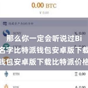 那么你一定会听说过Bitpie这个名字比特派钱包安卓版下载比特派价格